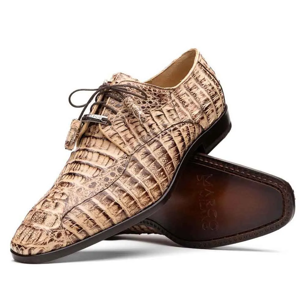 Marco Di Milano Apricena Dress Derby Orix Caiman Crocodile Shoes