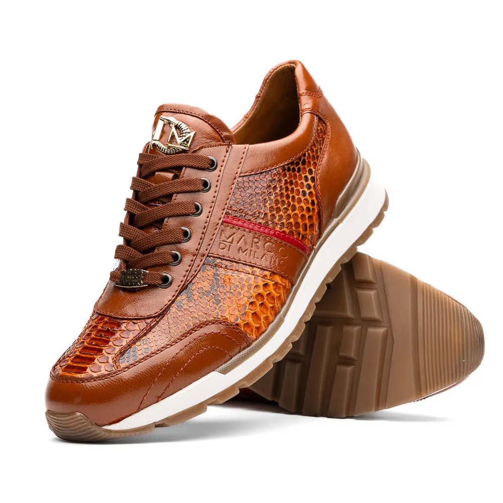 Marco Di Milano BRESCIA Python & Calfskin Sneakers