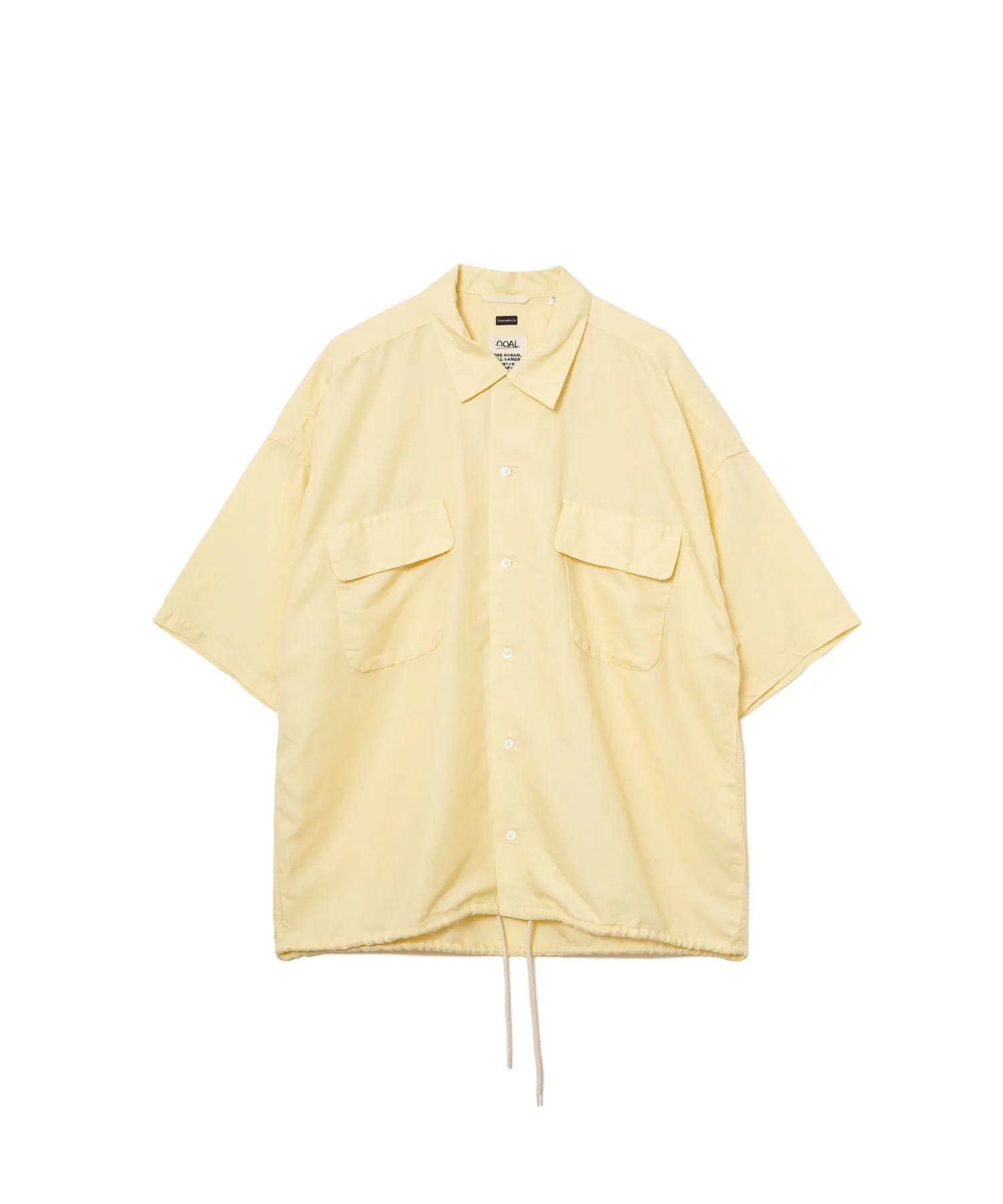 【MEN】nanamica Open Collar Cupra Hemp S/S Shirt