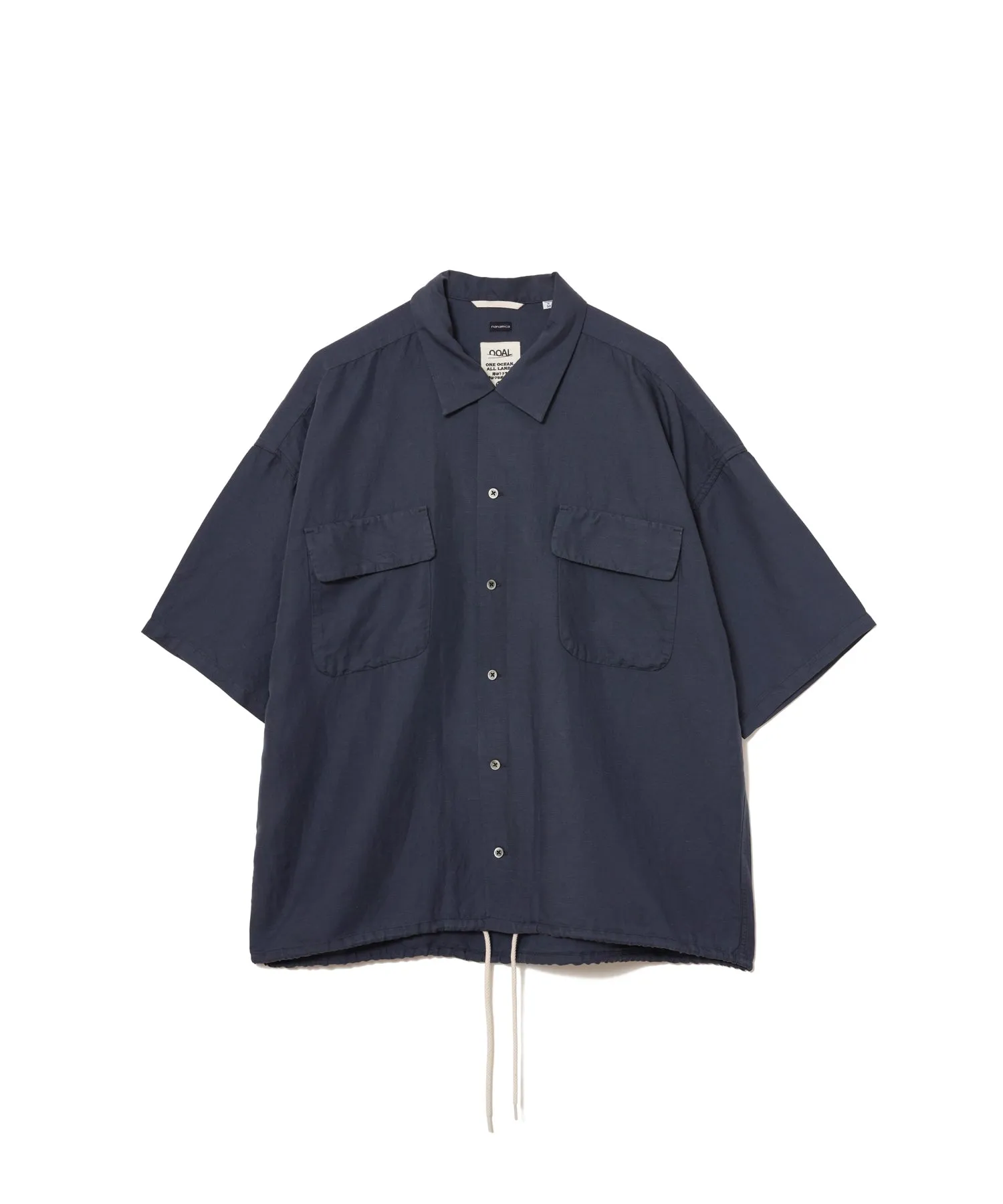 【MEN】nanamica Open Collar Cupra Hemp S/S Shirt