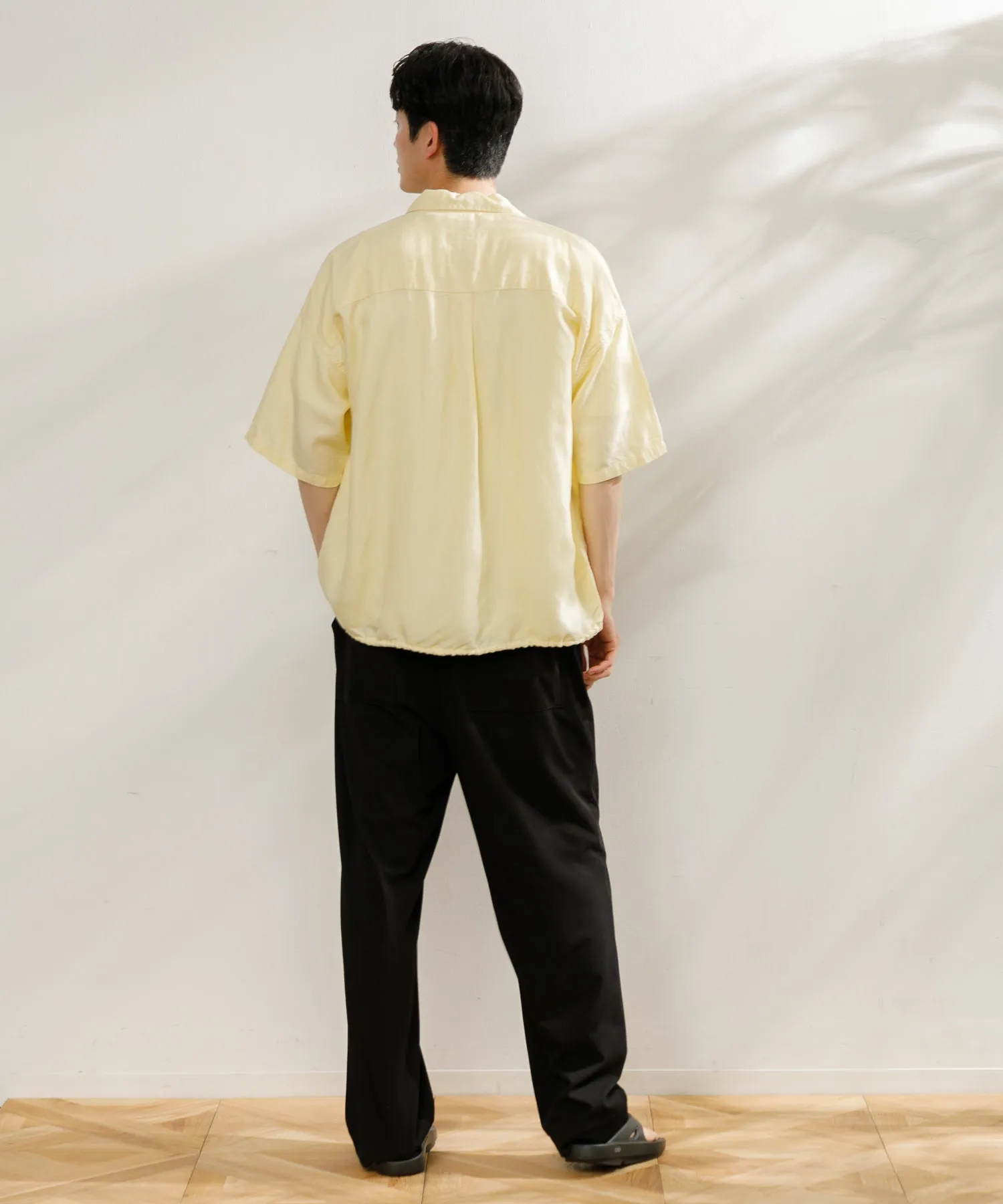 【MEN】nanamica Open Collar Cupra Hemp S/S Shirt