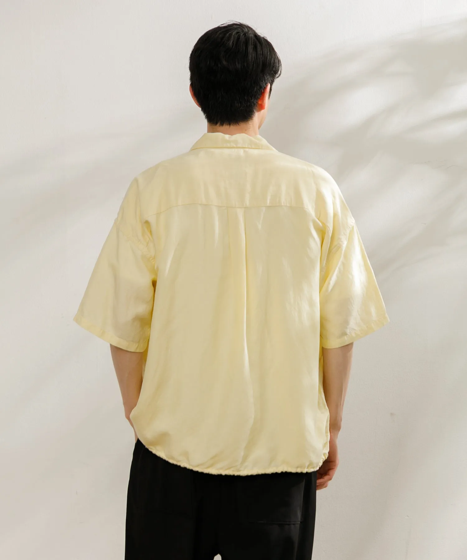 【MEN】nanamica Open Collar Cupra Hemp S/S Shirt