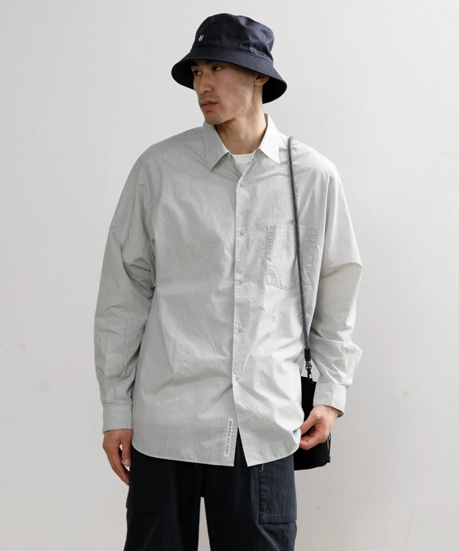 【MEN】nanamica Regular Collar Wind Shirt SUGF353