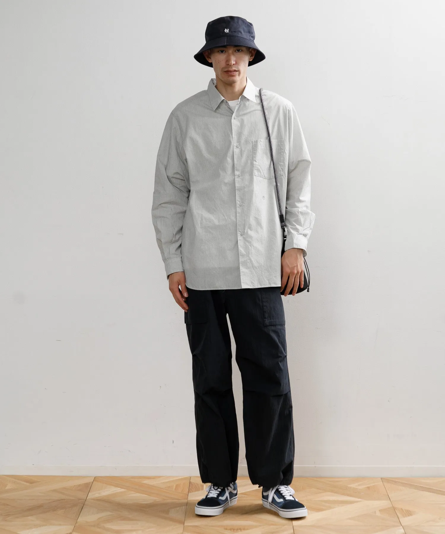 【MEN】nanamica Regular Collar Wind Shirt SUGF353