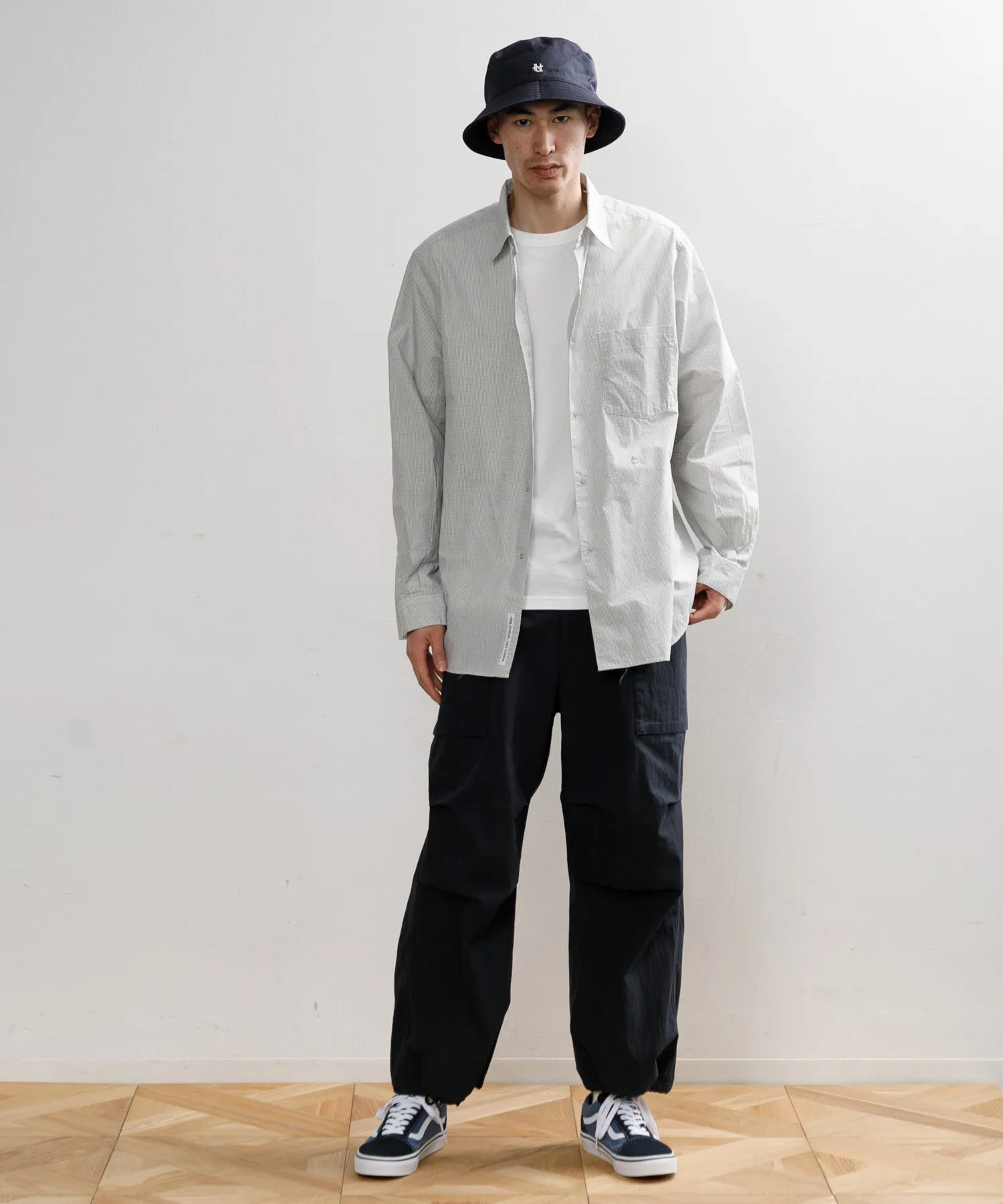 【MEN】nanamica Regular Collar Wind Shirt SUGF353