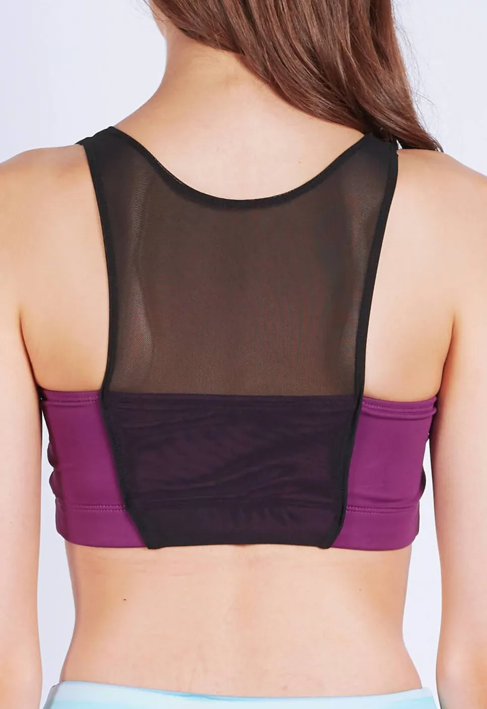 Mesh-Over Tube Crop Top (3 Colours)