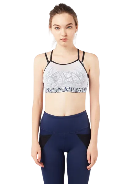 Mesh Overlay Crop Top