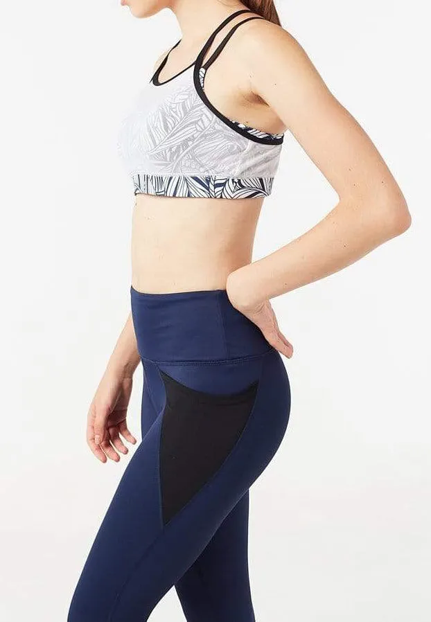 Mesh Overlay Crop Top