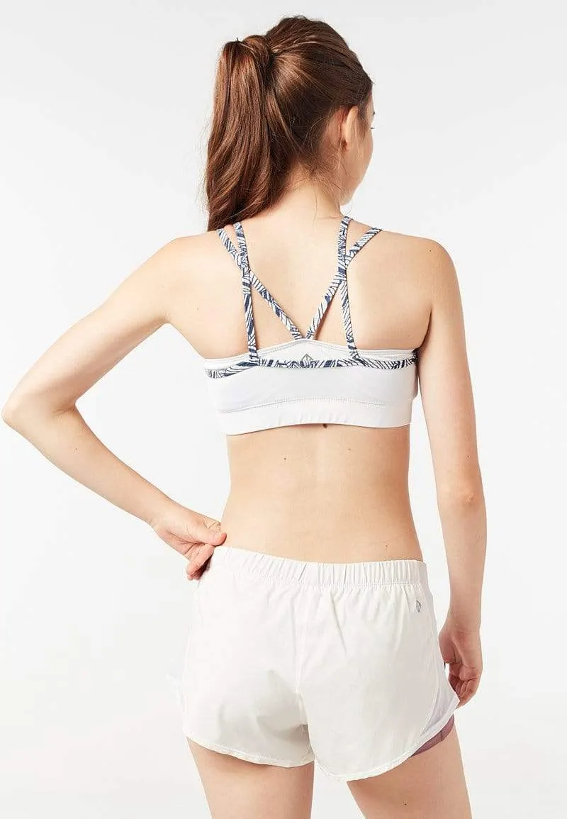 Mesh Overlay Crop Top