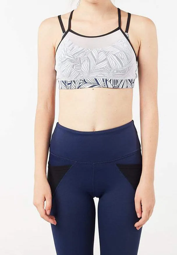 Mesh Overlay Crop Top