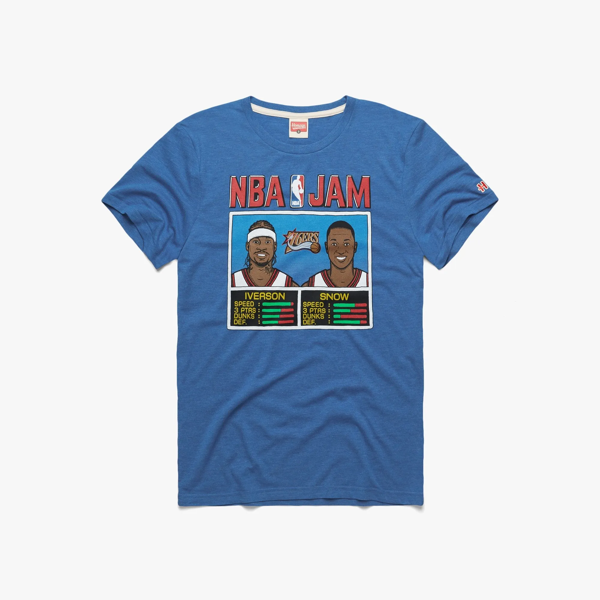 NBA Jam 76ers Iverson And Snow