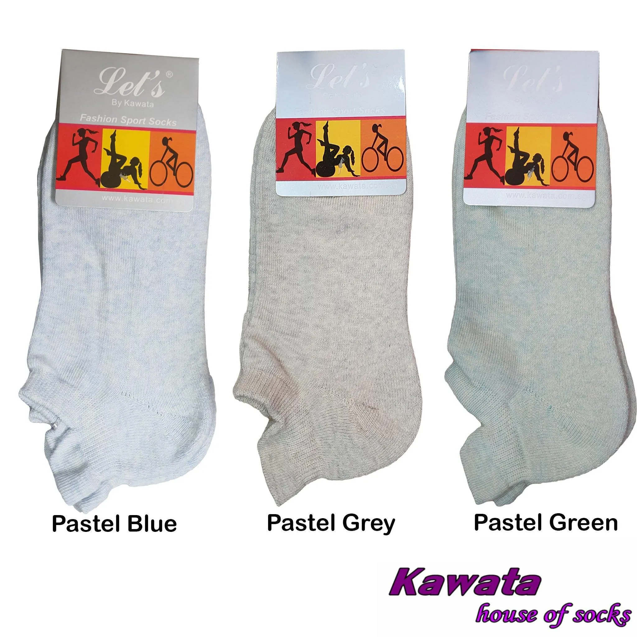 Padded Heel Tab Ankle Sport Socks