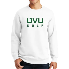 Port & Company Fan Favorite Fleece Crewneck Sweatshirt - UVU Golf