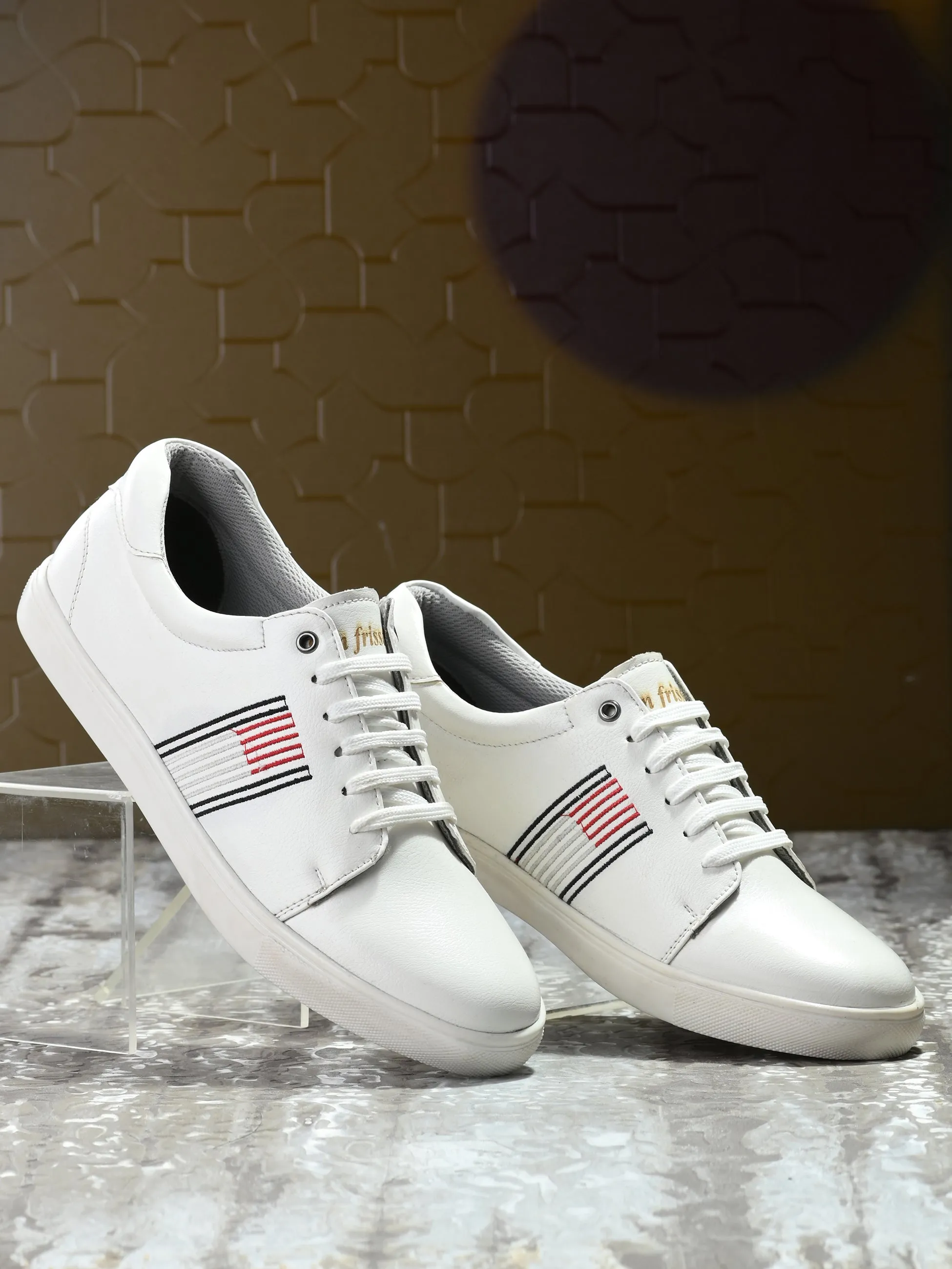 Rager White Comfort Sneakers