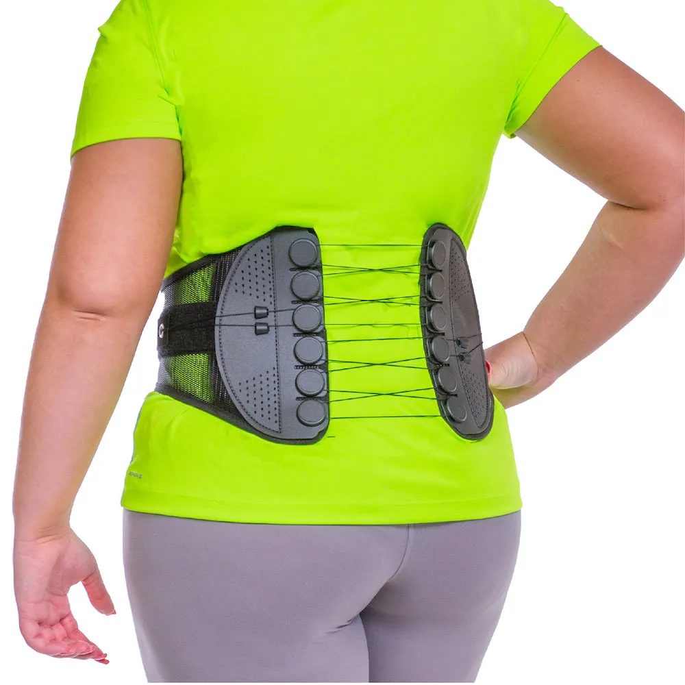 Spine Sport Back Brace | Athletic, Lightweight & Breathable Lumbar Support for Working Out, Golfing, Running or Exercising