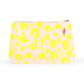 Swag Bag – Neon Yellow Leopard and Lightning Bolt Print