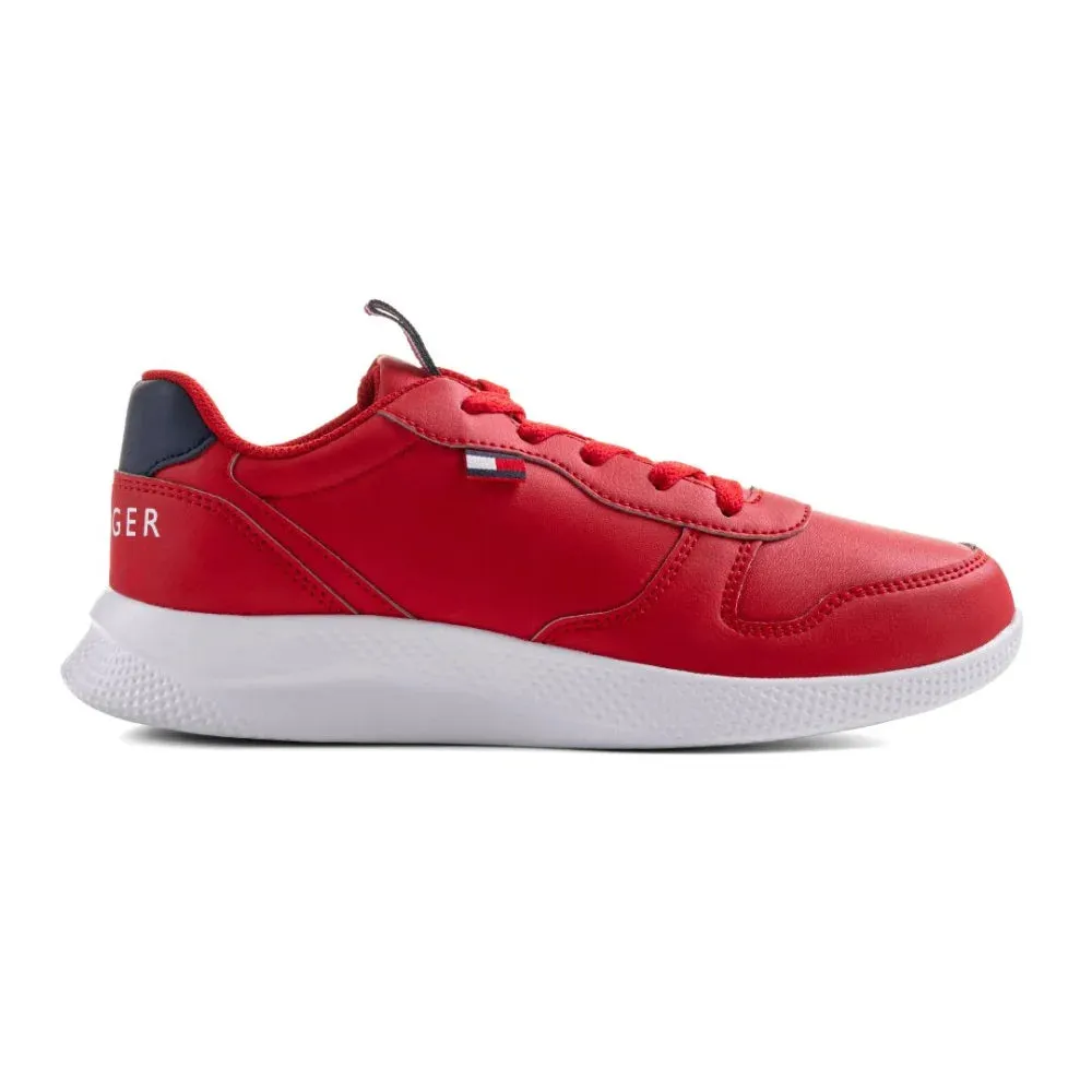 Tommy Hilfiger Cade Court Low Kids - RED