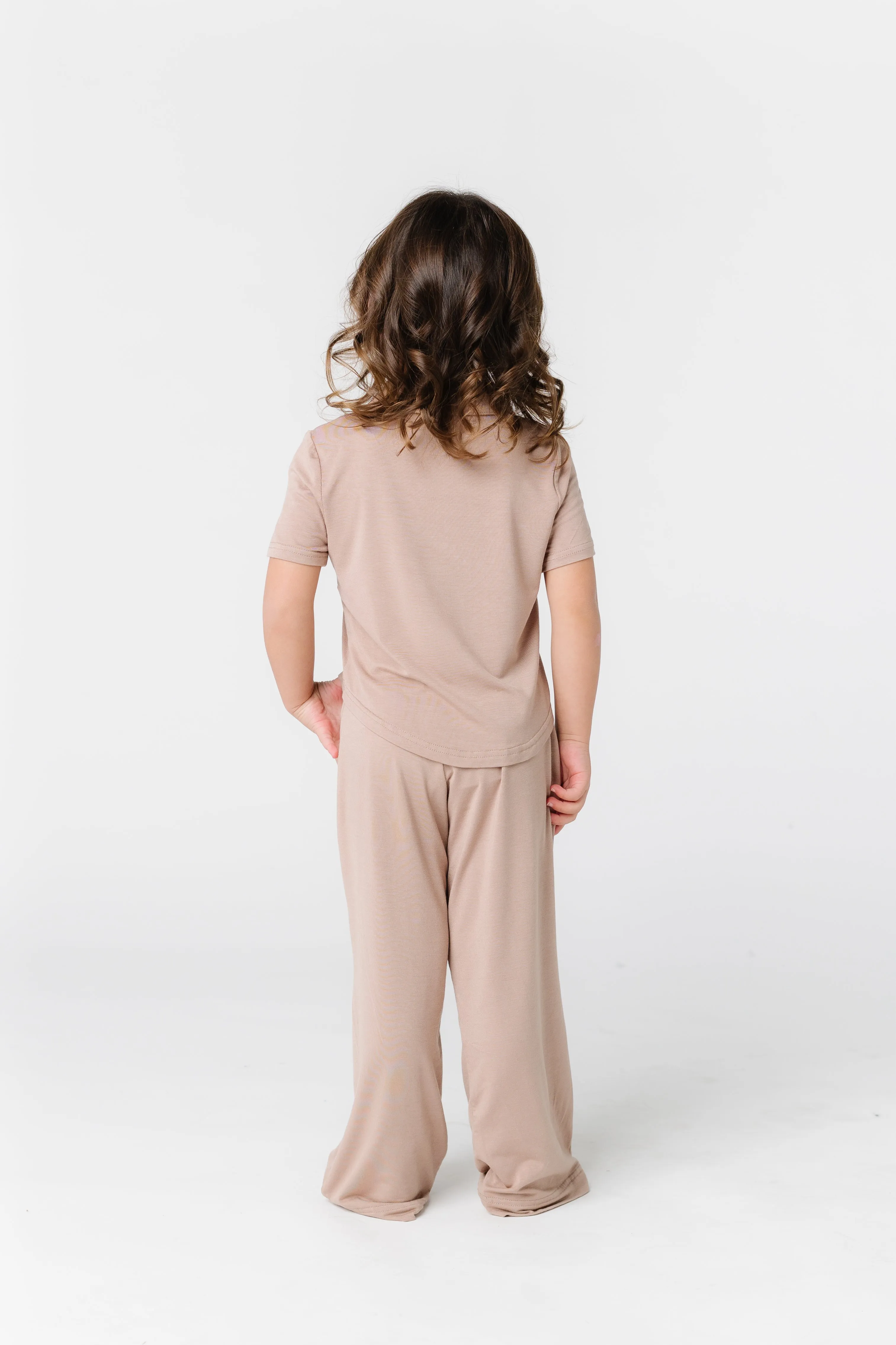 Wide Leg Kids Pajama Set