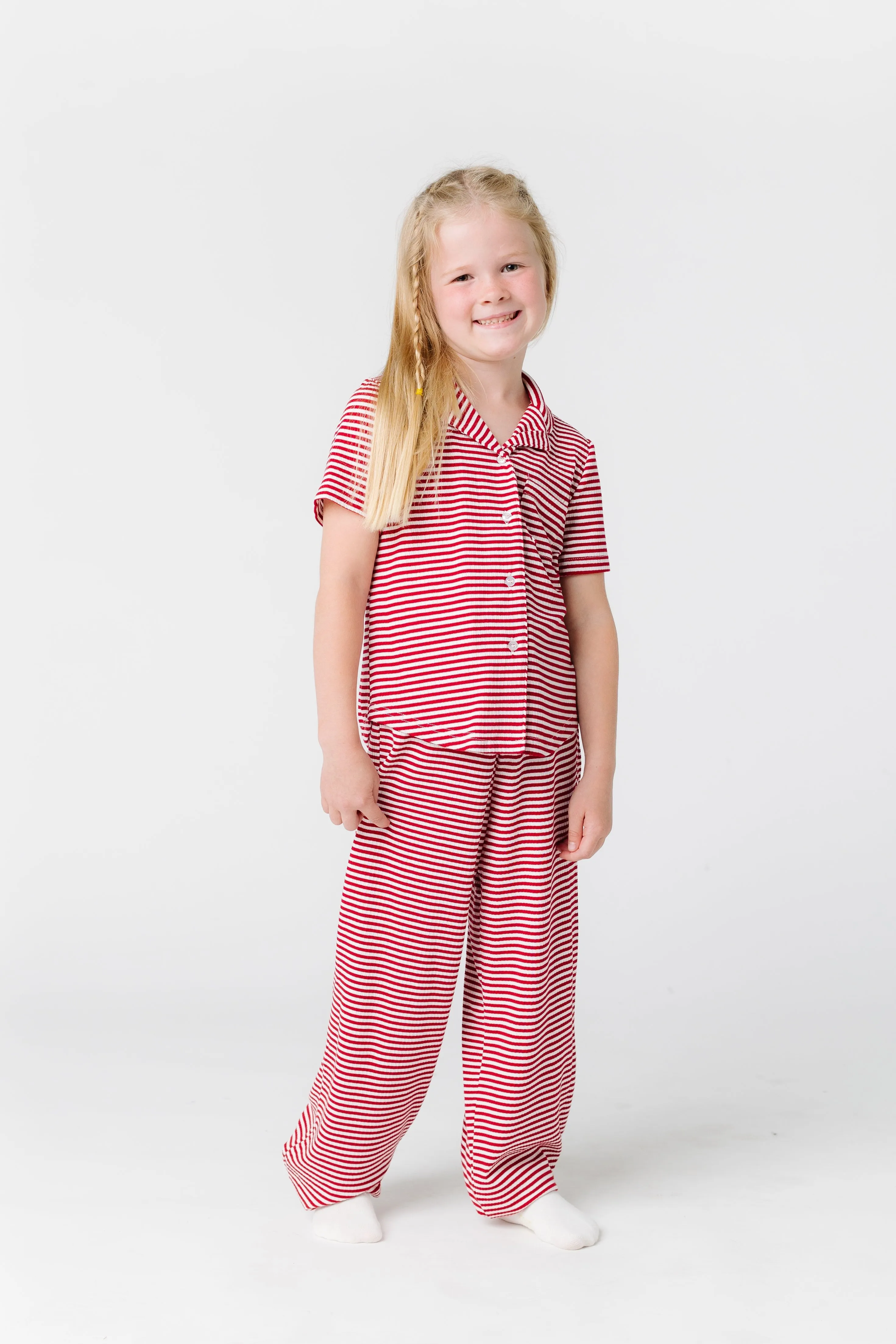 Wide Leg Kids Pajama Set