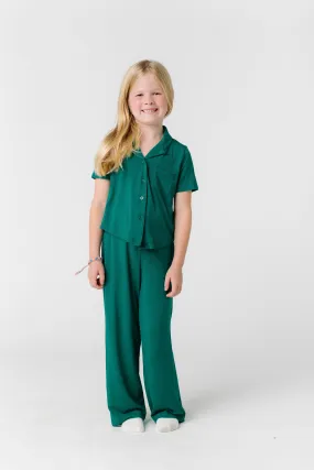 Wide Leg Kids Pajama Set