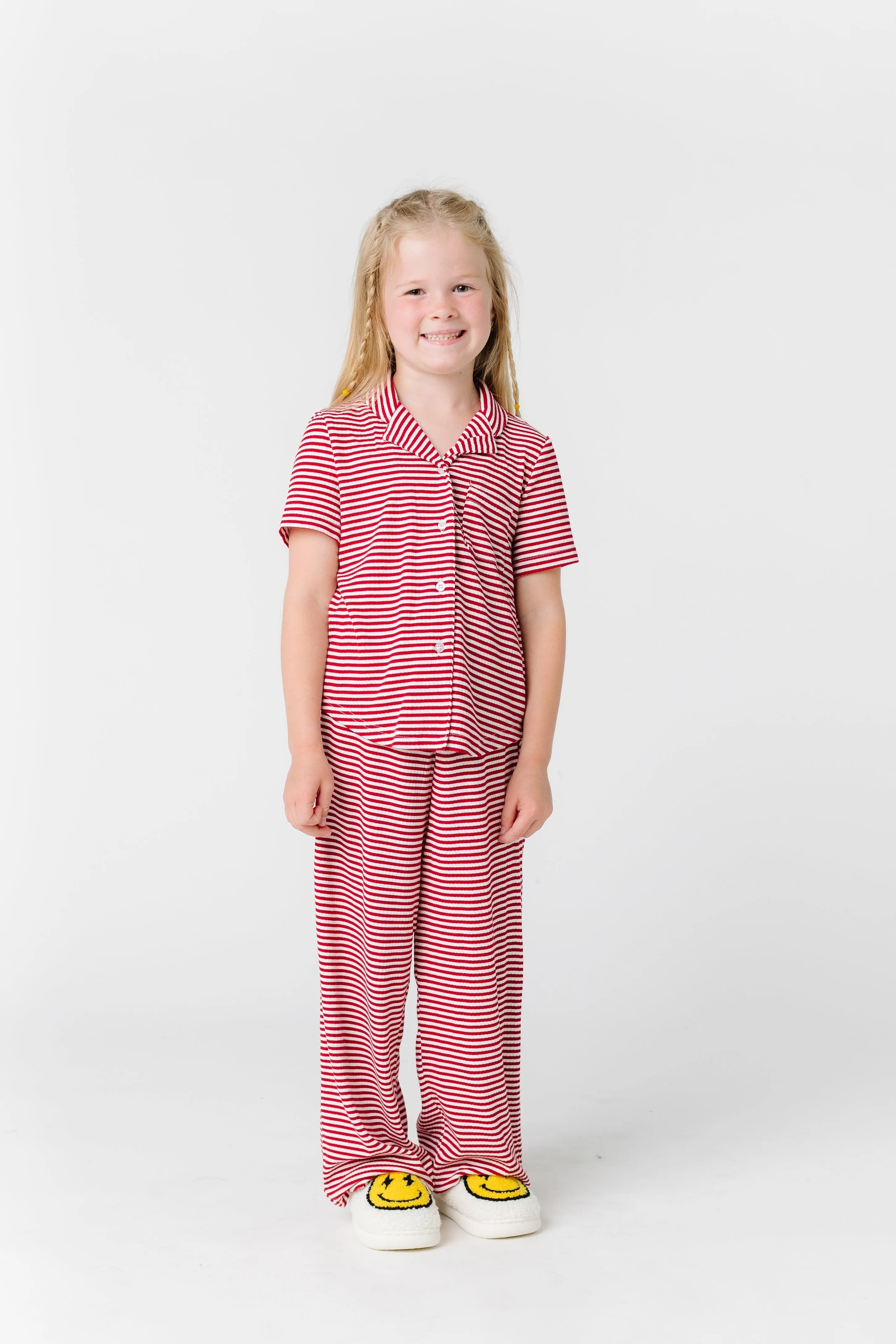 Wide Leg Kids Pajama Set