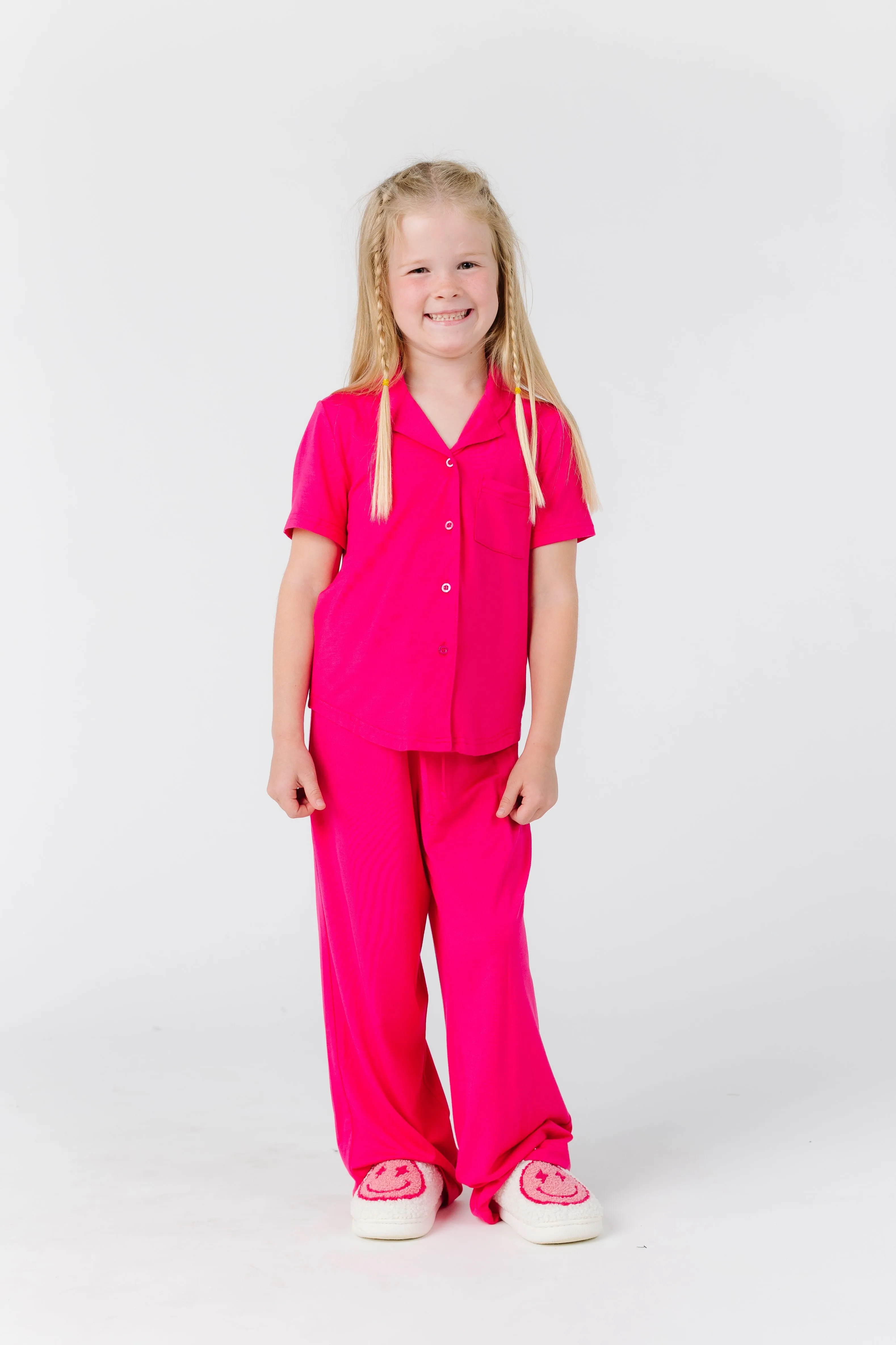 Wide Leg Kids Pajama Set