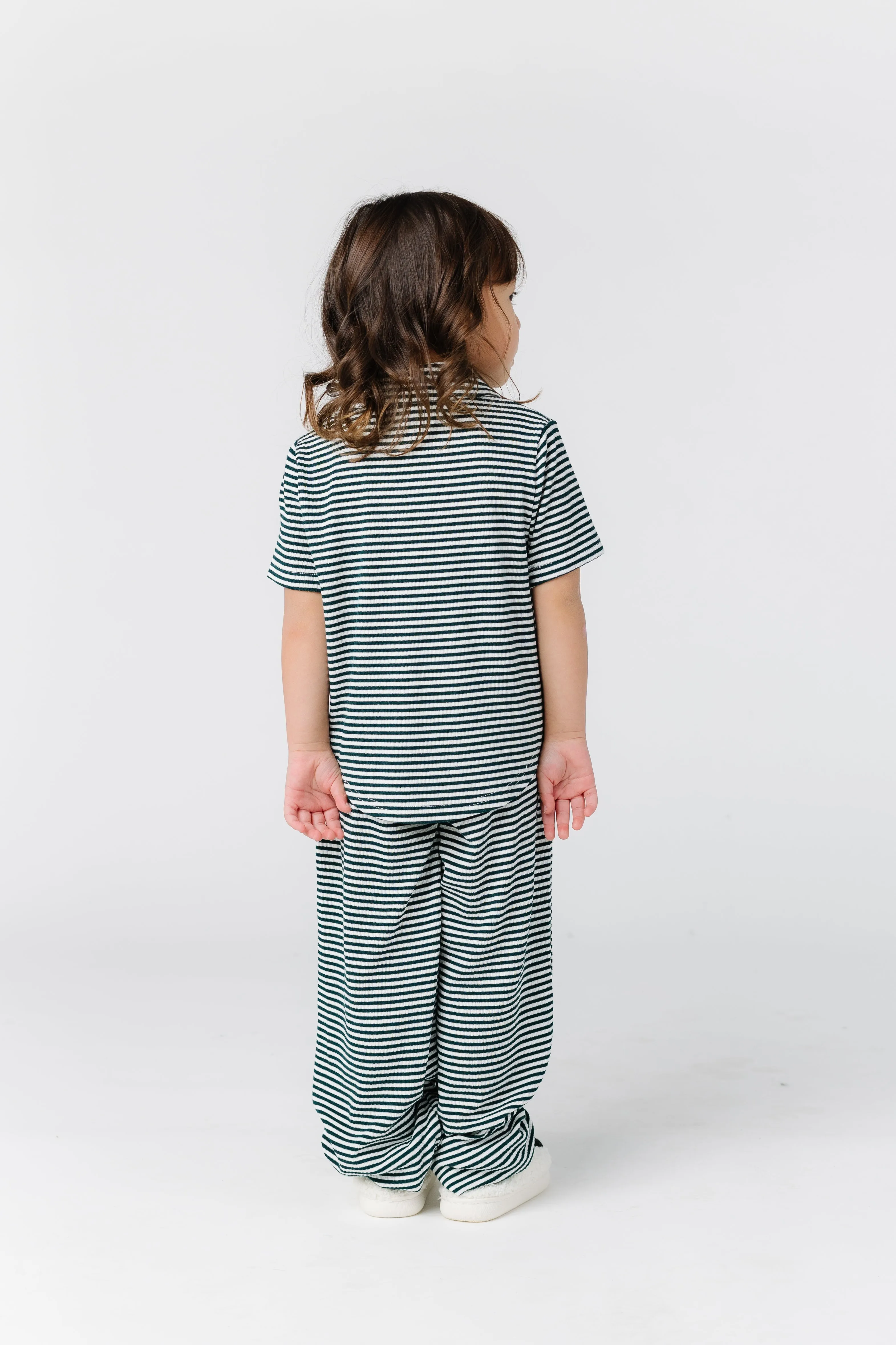 Wide Leg Kids Pajama Set