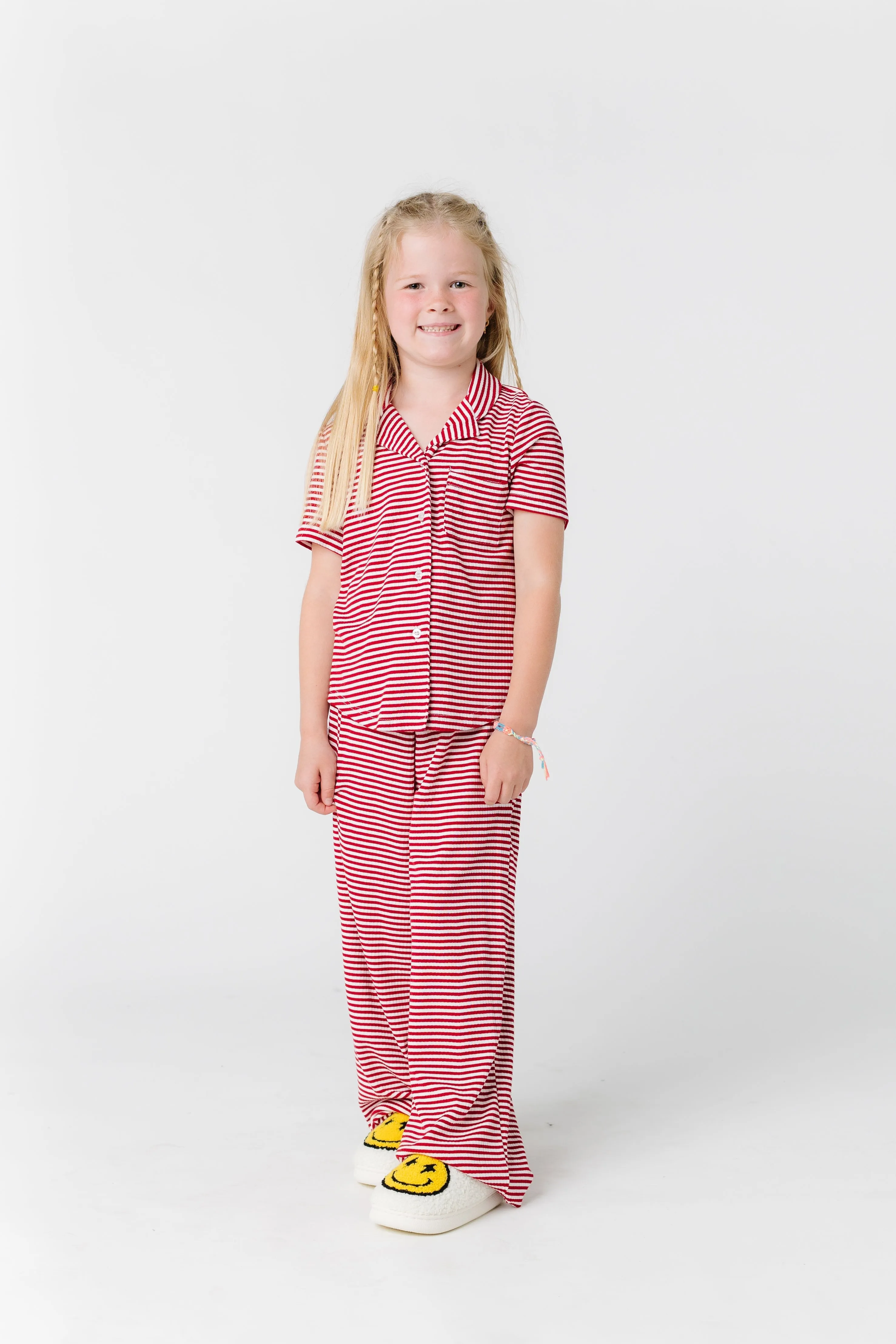 Wide Leg Kids Pajama Set