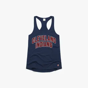 Women's Cleveland Indians Arch Racerback